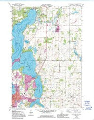 Alexandria East Minnesota Historical topographic map, 1:24000 scale, 7.5 X 7.5 Minute, Year 1966