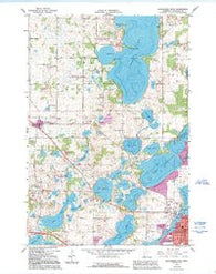 Alexandria West Minnesota Historical topographic map, 1:24000 scale, 7.5 X 7.5 Minute, Year 1966