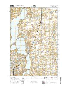 Alexandria East Minnesota Current topographic map, 1:24000 scale, 7.5 X 7.5 Minute, Year 2016
