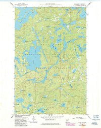 Alice Lake Minnesota Historical topographic map, 1:24000 scale, 7.5 X 7.5 Minute, Year 1960