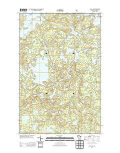 Alice Lake Minnesota Historical topographic map, 1:24000 scale, 7.5 X 7.5 Minute, Year 2013