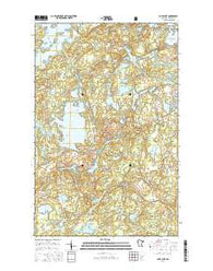 Alice Lake Minnesota Current topographic map, 1:24000 scale, 7.5 X 7.5 Minute, Year 2016