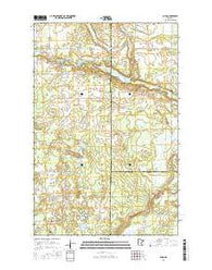Alida Minnesota Current topographic map, 1:24000 scale, 7.5 X 7.5 Minute, Year 2016