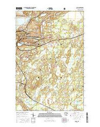 Allen Minnesota Current topographic map, 1:24000 scale, 7.5 X 7.5 Minute, Year 2016