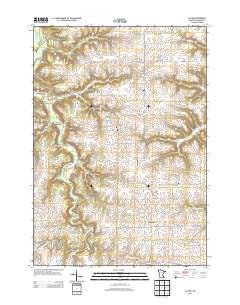 Altura Minnesota Historical topographic map, 1:24000 scale, 7.5 X 7.5 Minute, Year 2013