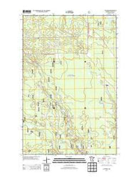 Alvwood Minnesota Historical topographic map, 1:24000 scale, 7.5 X 7.5 Minute, Year 2013