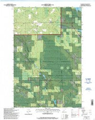 Alvwood Minnesota Historical topographic map, 1:24000 scale, 7.5 X 7.5 Minute, Year 1996