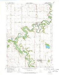 Amboy Minnesota Historical topographic map, 1:24000 scale, 7.5 X 7.5 Minute, Year 1967
