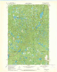 Anchor Hill Minnesota Historical topographic map, 1:24000 scale, 7.5 X 7.5 Minute, Year 1969