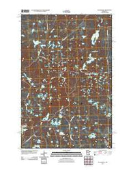Anchor Hill Minnesota Historical topographic map, 1:24000 scale, 7.5 X 7.5 Minute, Year 2011