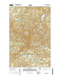 Anchor Hill Minnesota Current topographic map, 1:24000 scale, 7.5 X 7.5 Minute, Year 2016