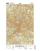 Anchor Hill Minnesota Current topographic map, 1:24000 scale, 7.5 X 7.5 Minute, Year 2016