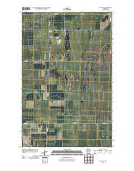 Angus SE Minnesota Historical topographic map, 1:24000 scale, 7.5 X 7.5 Minute, Year 2010
