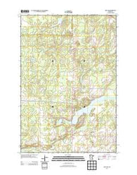 Ann Lake Minnesota Historical topographic map, 1:24000 scale, 7.5 X 7.5 Minute, Year 2013