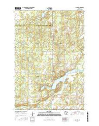 Ann Lake Minnesota Current topographic map, 1:24000 scale, 7.5 X 7.5 Minute, Year 2016