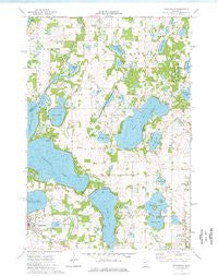 Annandale Minnesota Historical topographic map, 1:24000 scale, 7.5 X 7.5 Minute, Year 1974