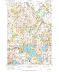 Annandale Minnesota Historical topographic map, 1:62500 scale, 15 X 15 Minute, Year 1951