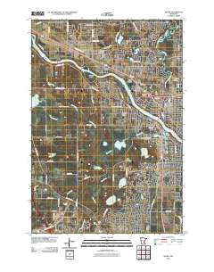 Anoka Minnesota Historical topographic map, 1:24000 scale, 7.5 X 7.5 Minute, Year 2010