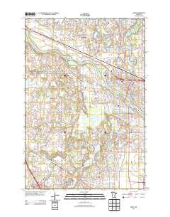 Anoka Minnesota Historical topographic map, 1:24000 scale, 7.5 X 7.5 Minute, Year 2013