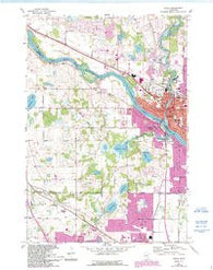 Anoka Minnesota Historical topographic map, 1:24000 scale, 7.5 X 7.5 Minute, Year 1967