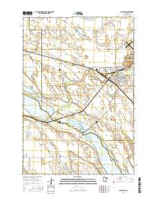 Appleton Minnesota Current topographic map, 1:24000 scale, 7.5 X 7.5 Minute, Year 2016