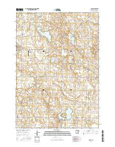 Arco Minnesota Current topographic map, 1:24000 scale, 7.5 X 7.5 Minute, Year 2016