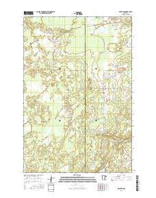 Arthyde Minnesota Current topographic map, 1:24000 scale, 7.5 X 7.5 Minute, Year 2016