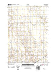 Asbury Minnesota Historical topographic map, 1:24000 scale, 7.5 X 7.5 Minute, Year 2013