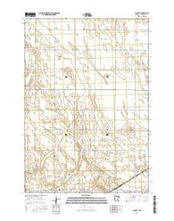 Asbury Minnesota Current topographic map, 1:24000 scale, 7.5 X 7.5 Minute, Year 2016