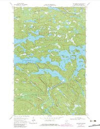 Ash River NE Minnesota Historical topographic map, 1:24000 scale, 7.5 X 7.5 Minute, Year 1968
