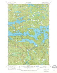 Ash River NE Minnesota Historical topographic map, 1:24000 scale, 7.5 X 7.5 Minute, Year 1968