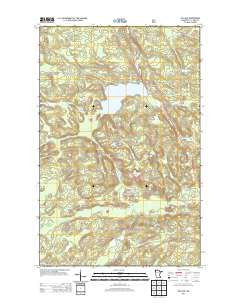 Ash Lake Minnesota Historical topographic map, 1:24000 scale, 7.5 X 7.5 Minute, Year 2013