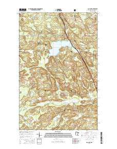Ash Lake Minnesota Current topographic map, 1:24000 scale, 7.5 X 7.5 Minute, Year 2016