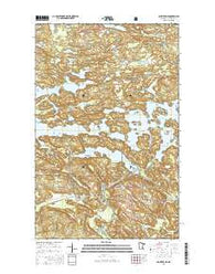 Ash River NE Minnesota Current topographic map, 1:24000 scale, 7.5 X 7.5 Minute, Year 2016