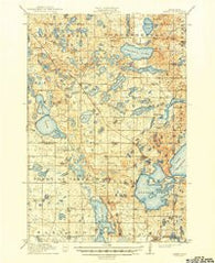 Ashby Minnesota Historical topographic map, 1:62500 scale, 15 X 15 Minute, Year 1913