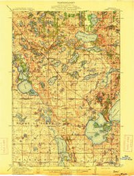 Ashby Minnesota Historical topographic map, 1:62500 scale, 15 X 15 Minute, Year 1913