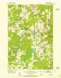 Atkinson Minnesota Historical topographic map, 1:24000 scale, 7.5 X 7.5 Minute, Year 1954