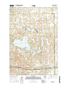 Atwater Minnesota Current topographic map, 1:24000 scale, 7.5 X 7.5 Minute, Year 2016