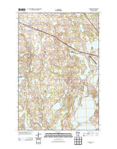 Audubon Minnesota Historical topographic map, 1:24000 scale, 7.5 X 7.5 Minute, Year 2013