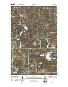 Aure Minnesota Historical topographic map, 1:24000 scale, 7.5 X 7.5 Minute, Year 2010