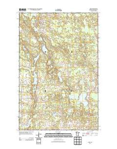 Aure Minnesota Historical topographic map, 1:24000 scale, 7.5 X 7.5 Minute, Year 2013