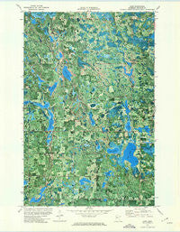 Aure Minnesota Historical topographic map, 1:24000 scale, 7.5 X 7.5 Minute, Year 1972