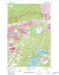 Aurora Minnesota Historical topographic map, 1:24000 scale, 7.5 X 7.5 Minute, Year 1962