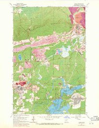 Aurora Minnesota Historical topographic map, 1:24000 scale, 7.5 X 7.5 Minute, Year 1962