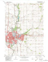 Austin East Minnesota Historical topographic map, 1:24000 scale, 7.5 X 7.5 Minute, Year 1982