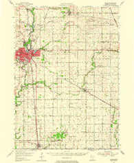 Austin Minnesota Historical topographic map, 1:62500 scale, 15 X 15 Minute, Year 1954