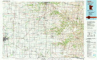 Austin Minnesota Historical topographic map, 1:100000 scale, 30 X 60 Minute, Year 1985