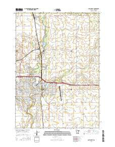 Austin East Minnesota Current topographic map, 1:24000 scale, 7.5 X 7.5 Minute, Year 2016