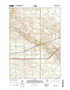 Austin West Minnesota Current topographic map, 1:24000 scale, 7.5 X 7.5 Minute, Year 2016