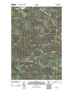 Automba Minnesota Historical topographic map, 1:24000 scale, 7.5 X 7.5 Minute, Year 2010